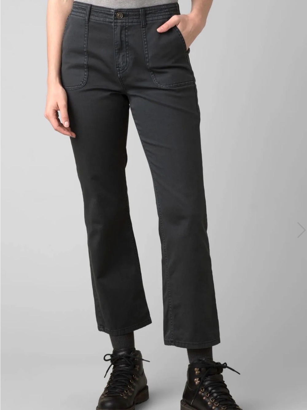 prAna Sancho Slim Pants Charcoal Women’s Size 0 Ankle